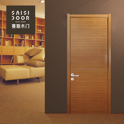 兄弟定制木门平开门室内简约静音门